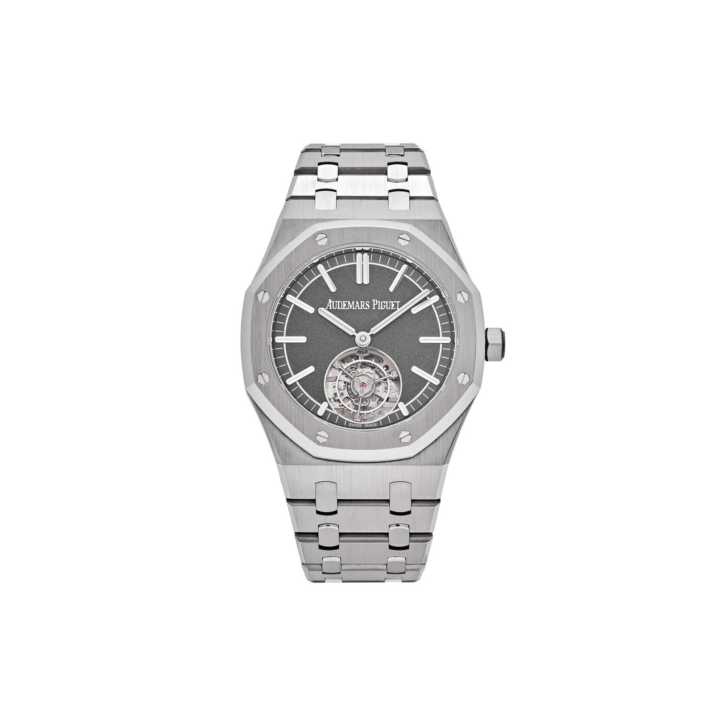 AUDEMARS PIGUET ROYAL OAK SELFWINDING FLYING TOURBILLON WATCH 26530TI.OO.1220TI.01